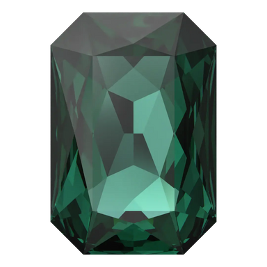Swarovski Fancy Stones Thin Octagon (4627) Emerald - Bluestreak Crystals