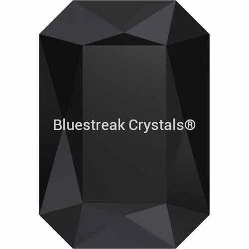 Swarovski Fancy Stones Thin Octagon (4627) Jet UNFOILED-Swarovski Fancy Stones-27x18.5mm - Pack of 24 (Wholesale)-Bluestreak Crystals