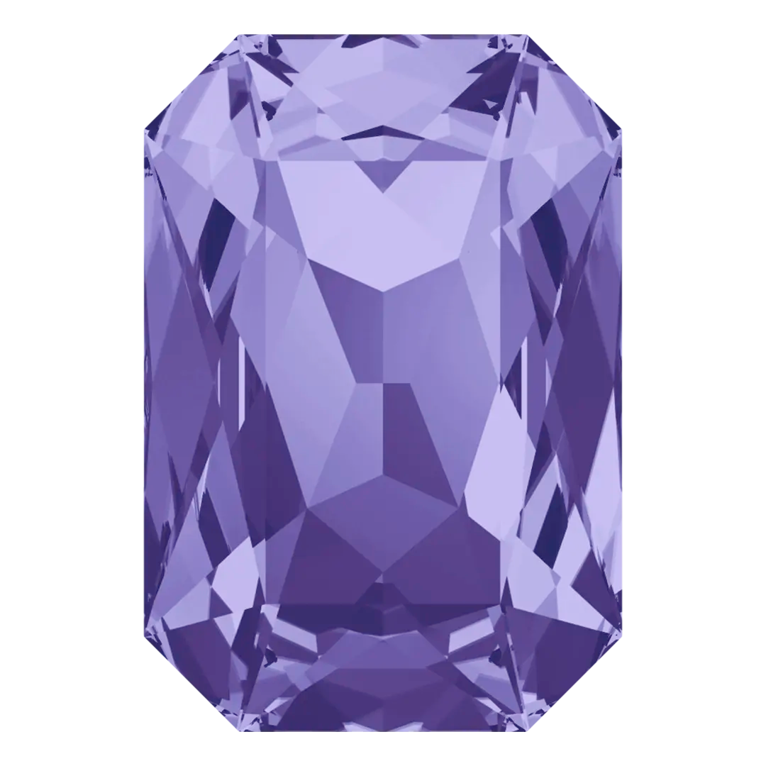 Swarovski Fancy Stones Thin Octagon (4627) Tanzanite - Bluestreak Crystals