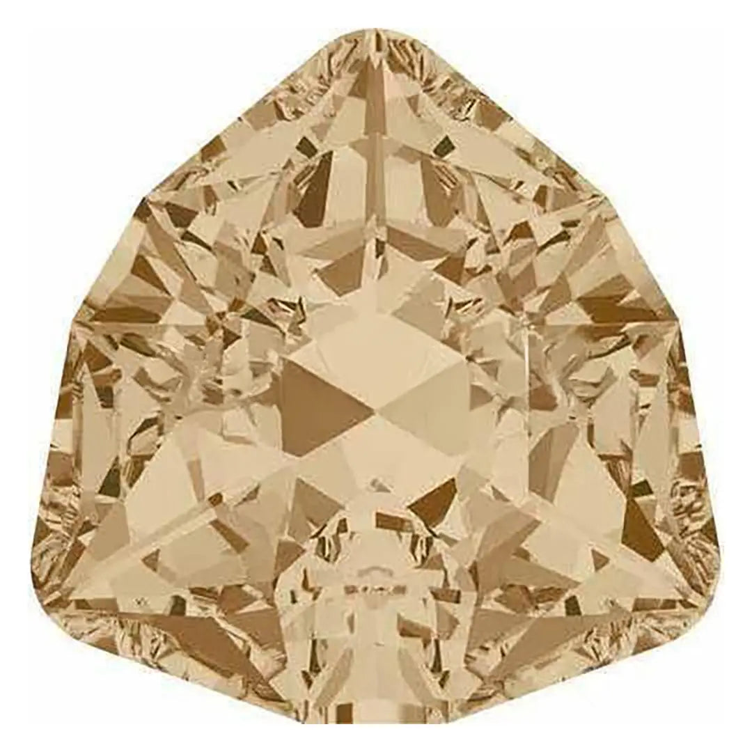 Swarovski Fancy Stones Trilliant (4706) Crystal Golden Shadow - Bluestreak Crystals