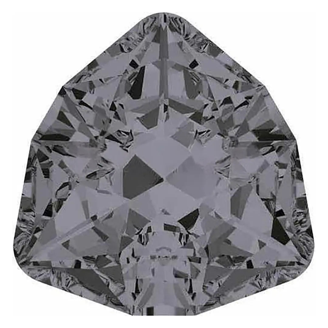 Swarovski Fancy Stones Trilliant (4706) Crystal Silver Night UNFOILED - Bluestreak Crystals