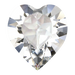 Swarovski Fancy Stones Xilion Heart (4884) Crystal Ignite UNFOILED - Bluestreak Crystals