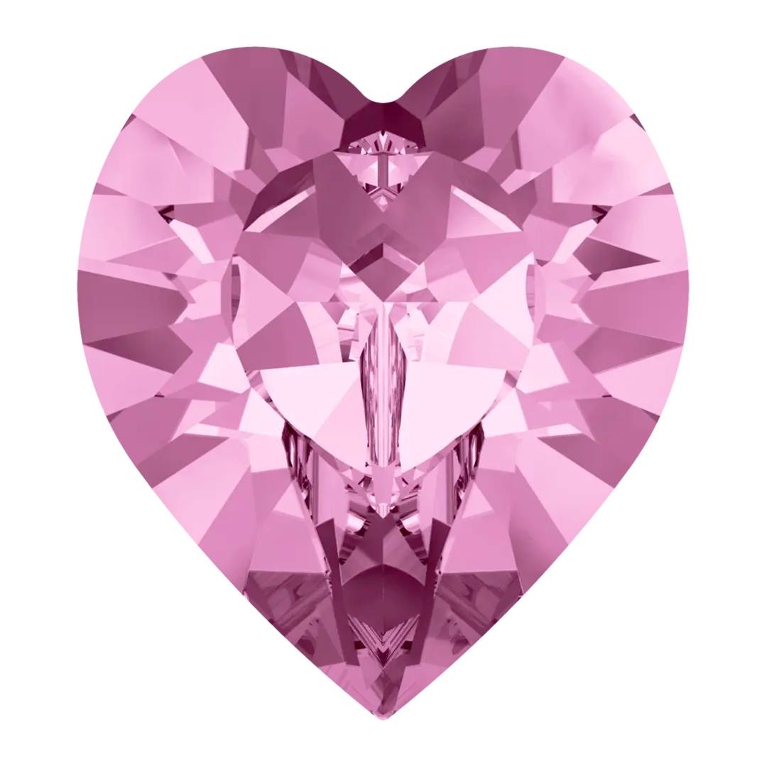 Swarovski Fancy Stones Xilion Heart (4884) Light Amethyst - Bluestreak Crystals