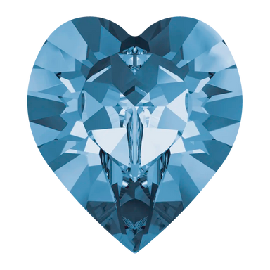 Swarovski Fancy Stones Xilion Heart (4884) Montana - Bluestreak Crystals
