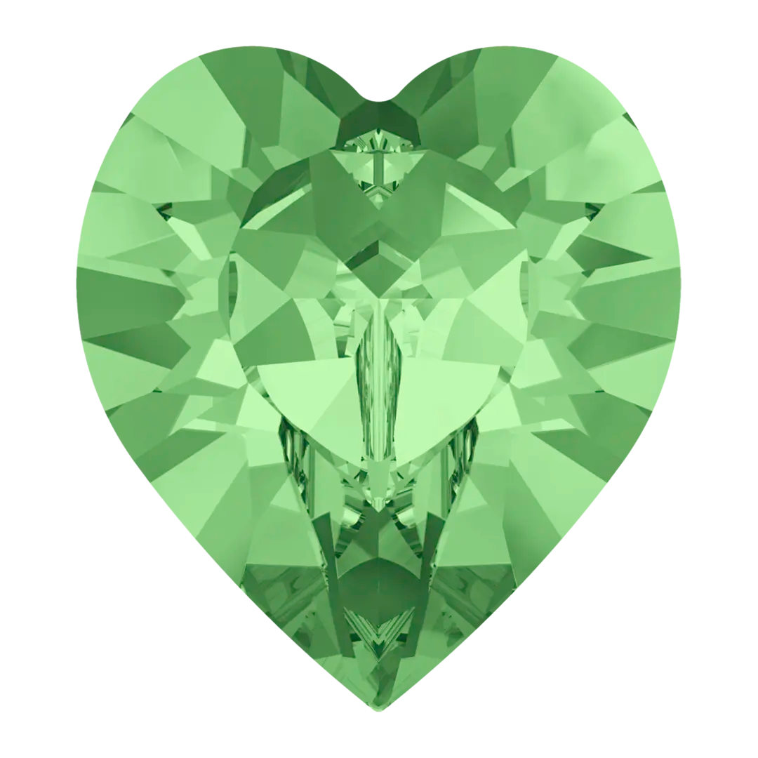 Swarovski Fancy Stones Xilion Heart (4884) Peridot - Bluestreak Crystals