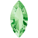 Swarovski Fancy Stones Xilion Navette (4228) Chrysolite - Bluestreak Crystals