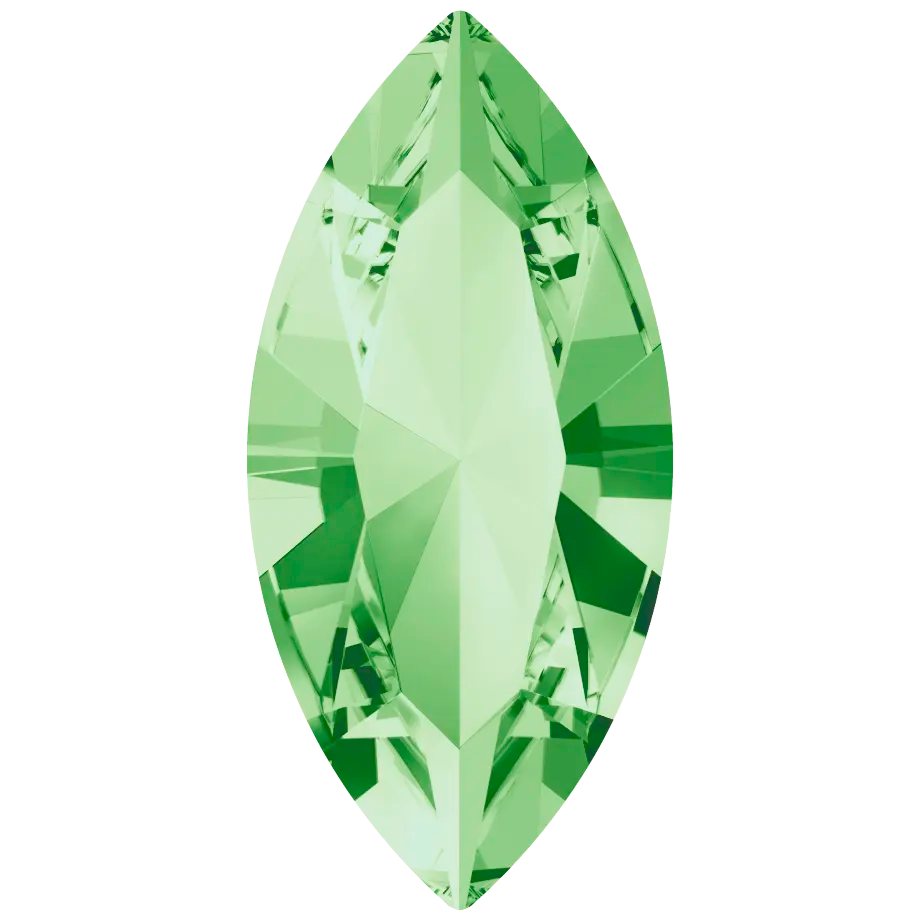 Swarovski Fancy Stones Xilion Navette (4228) Chrysolite - Bluestreak Crystals