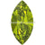 Swarovski Fancy Stones Xilion Navette (4228) Citrus Green-Swarovski Fancy Stones-4x2mm - Pack of 720 (Wholesale)-Bluestreak Crystals