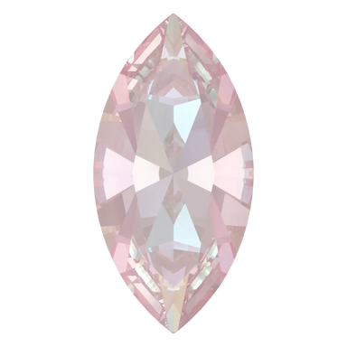 Swarovski Fancy Stones Xilion Navette (4228) Crystal Dusty Pink Delite UNFOILED - Bluestreak Crystals