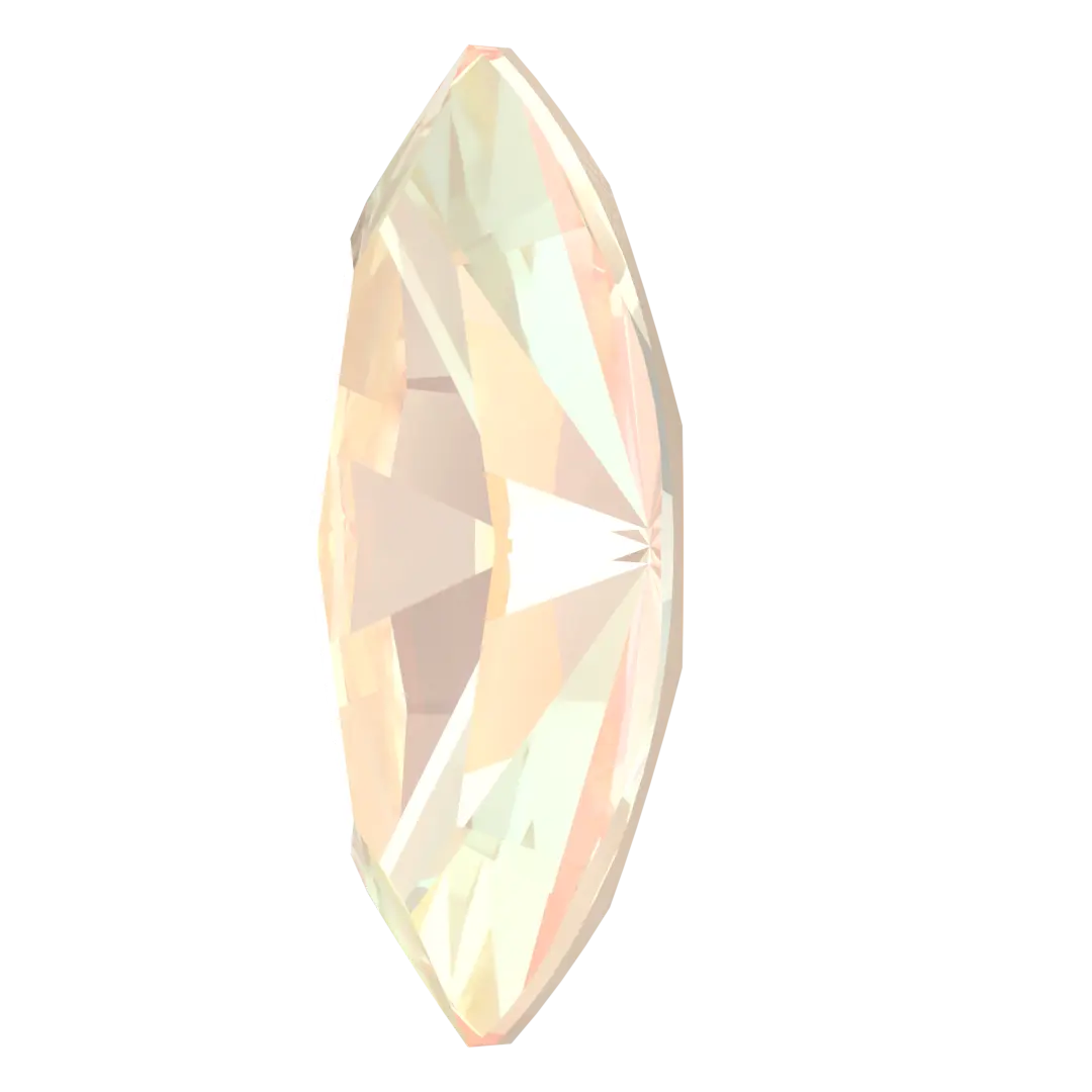 Swarovski Fancy Stones Xilion Navette (4228) Crystal Ivory Cream Delite UNFOILED - Bluestreak Crystals