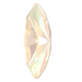 Swarovski Fancy Stones Xilion Navette (4228) Crystal Ivory Cream Delite UNFOILED - Bluestreak Crystals