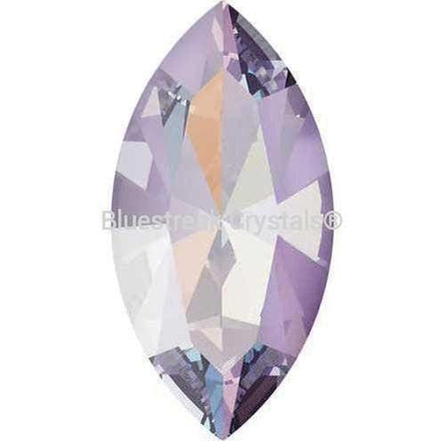 Swarovski Fancy Stones Xilion Navette (4228) Crystal Lavender Delite UNFOILED-Swarovski Fancy Stones-10x5mm - Pack of 360 (Wholesale)-Bluestreak Crystals