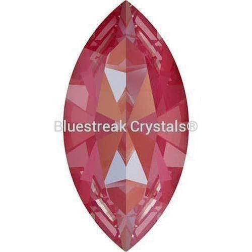 Swarovski Fancy Stones Xilion Navette (4228) Crystal Lotus Pink Delite UNFOILED-Swarovski Fancy Stones-10x5mm - Pack of 360 (Wholesale)-Bluestreak Crystals
