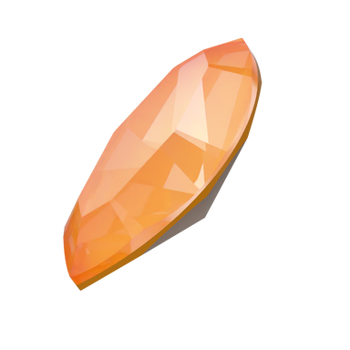 Swarovski Fancy Stones Xilion Navette (4228) Crystal Mango Ignite UNFOILED - Bluestreak Crystals