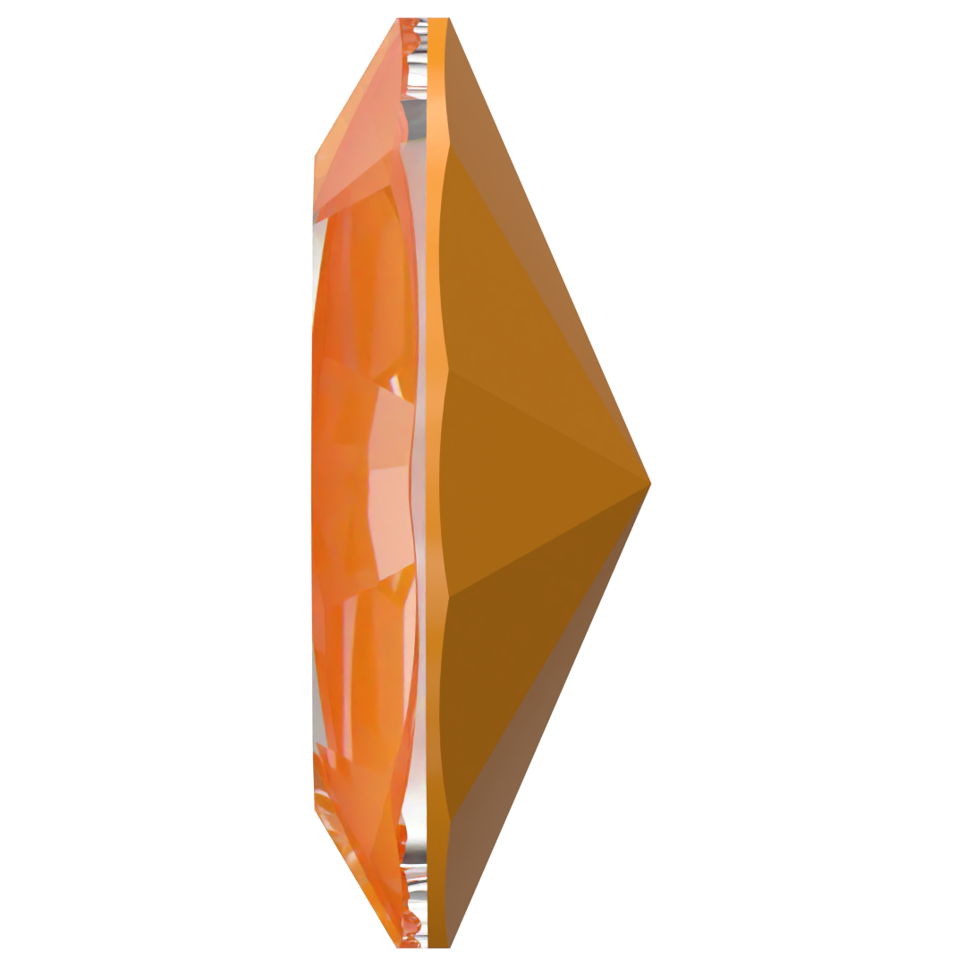 Swarovski Fancy Stones Xilion Navette (4228) Crystal Mango Ignite UNFOILED - Bluestreak Crystals