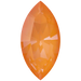Swarovski Fancy Stones Xilion Navette (4228) Crystal Mango Ignite UNFOILED - Bluestreak Crystals