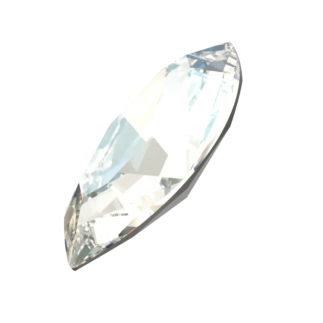 Swarovski Fancy Stones Xilion Navette (4228) Crystal Moonlight - Bluestreak Crystals