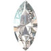 Swarovski Fancy Stones Xilion Navette (4228) Crystal Moonlight - Bluestreak Crystals
