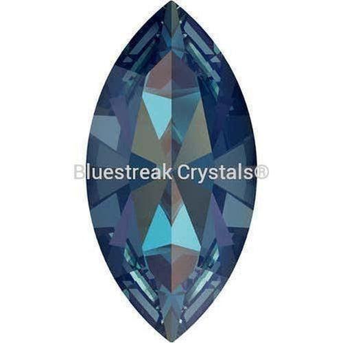 Swarovski Fancy Stones Xilion Navette (4228) Crystal Royal Blue Delite UNFOILED-Swarovski Fancy Stones-10x5mm - Pack of 360 (Wholesale)-Bluestreak Crystals