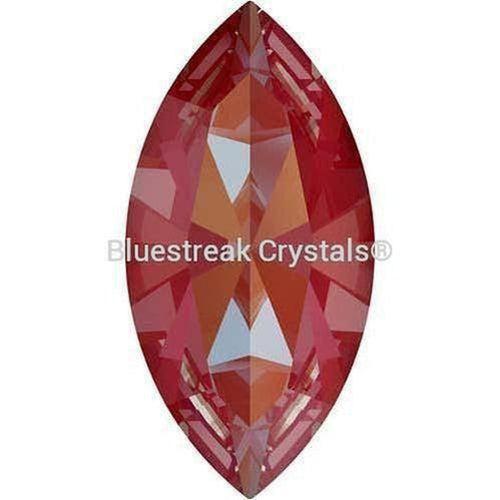 Swarovski Fancy Stones Xilion Navette (4228) Crystal Royal Red Delite UNFOILED-Swarovski Fancy Stones-10x5mm - Pack of 360 (Wholesale)-Bluestreak Crystals