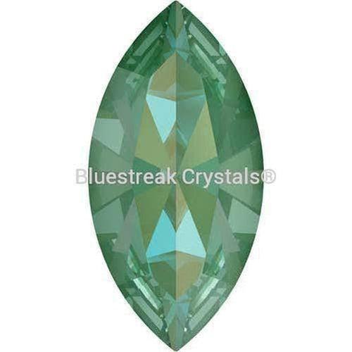 Swarovski Fancy Stones Xilion Navette (4228) Crystal Silky Sage Delite UNFOILED-Swarovski Fancy Stones-10x5mm - Pack of 360 (Wholesale)-Bluestreak Crystals