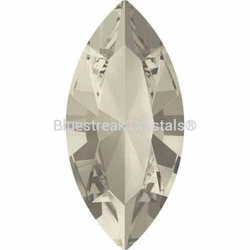Swarovski Fancy Stones Xilion Navette (4228) Crystal Silver Shade-Swarovski Fancy Stones-4x2mm - Pack of 720 (Wholesale)-Bluestreak Crystals