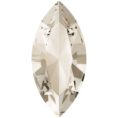 Swarovski Fancy Stones Xilion Navette (4228) Crystal Silver Shade - Bluestreak Crystals