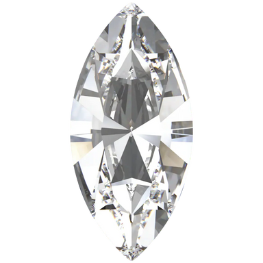 Swarovski Fancy Stones Xilion Navette (4228) Crystal - Bluestreak Crystals