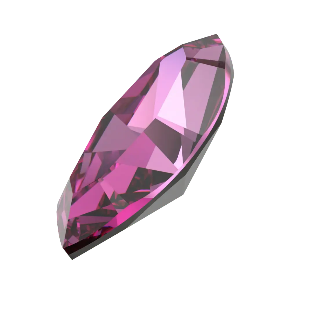 Swarovski Fancy Stones Xilion Navette (4228) Dark Rose - Bluestreak Crystals