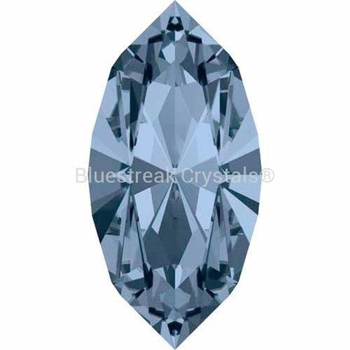 Swarovski Fancy Stones Xilion Navette (4228) Denim Blue-Swarovski Fancy Stones-4x2mm - Pack of 720 (Wholesale)-Bluestreak Crystals