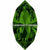 Swarovski Fancy Stones Xilion Navette (4228) Emerald-Swarovski Fancy Stones-4x2mm - Pack of 720 (Wholesale)-Bluestreak Crystals