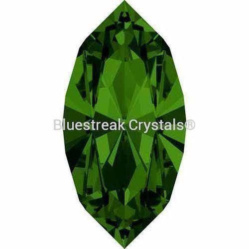 Swarovski Fancy Stones Xilion Navette (4228) Emerald-Swarovski Fancy Stones-4x2mm - Pack of 720 (Wholesale)-Bluestreak Crystals