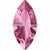 Swarovski Fancy Stones Xilion Navette (4228) Light Rose-Swarovski Fancy Stones-4x2mm - Pack of 720 (Wholesale)-Bluestreak Crystals