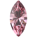 Swarovski Fancy Stones Xilion Navette (4228) Light Rose - Bluestreak Crystals