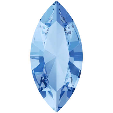 Swarovski Fancy Stones Xilion Navette (4228) Light Sapphire - Bluestreak Crystals