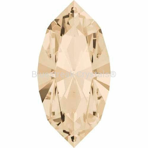 Swarovski Fancy Stones Xilion Navette (4228) Light Silk-Swarovski Fancy Stones-4x2mm - Pack of 720 (Wholesale)-Bluestreak Crystals