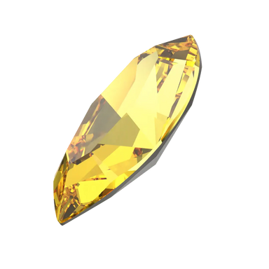 Swarovski Fancy Stones Xilion Navette (4228) Light Topaz - Bluestreak Crystals