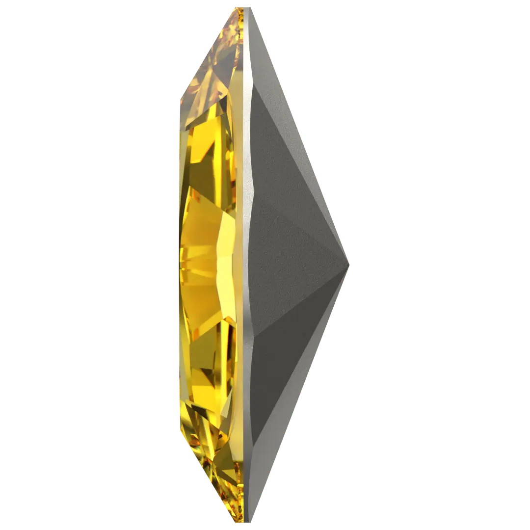 Swarovski Fancy Stones Xilion Navette (4228) Light Topaz - Bluestreak Crystals