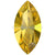 Swarovski Fancy Stones Xilion Navette (4228) Light Topaz-Swarovski Fancy Stones-6x3mm - Pack of 720 (Wholesale)-Bluestreak Crystals
