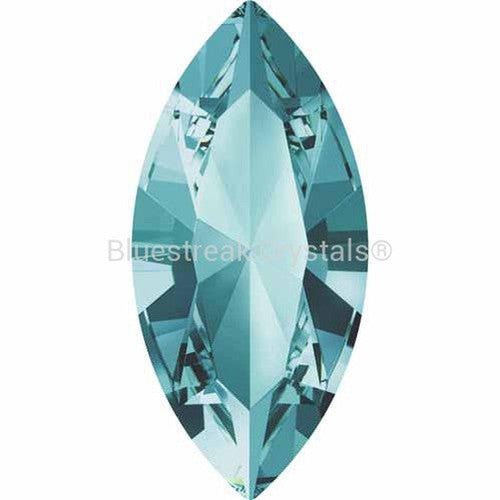Swarovski Fancy Stones Xilion Navette (4228) Light Turquoise-Swarovski Fancy Stones-4x2mm - Pack of 720 (Wholesale)-Bluestreak Crystals