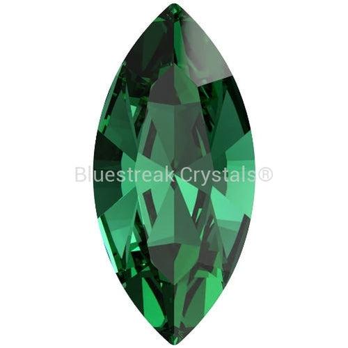 Swarovski Fancy Stones Xilion Navette (4228) Majestic Green-Swarovski Fancy Stones-4x2mm - Pack of 720 (Wholesale)-Bluestreak Crystals
