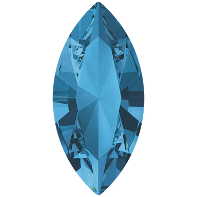 Swarovski Fancy Stones Xilion Navette (4228) Montana - Bluestreak Crystals