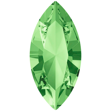 Swarovski Fancy Stones Xilion Navette (4228) Peridot - Bluestreak Crystals