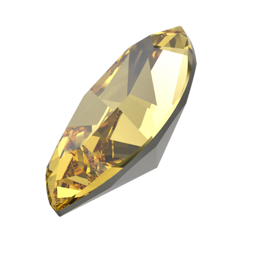 Swarovski Fancy Stones Xilion Navette (4228) Recreated Dark Jonquil - Bluestreak Crystals