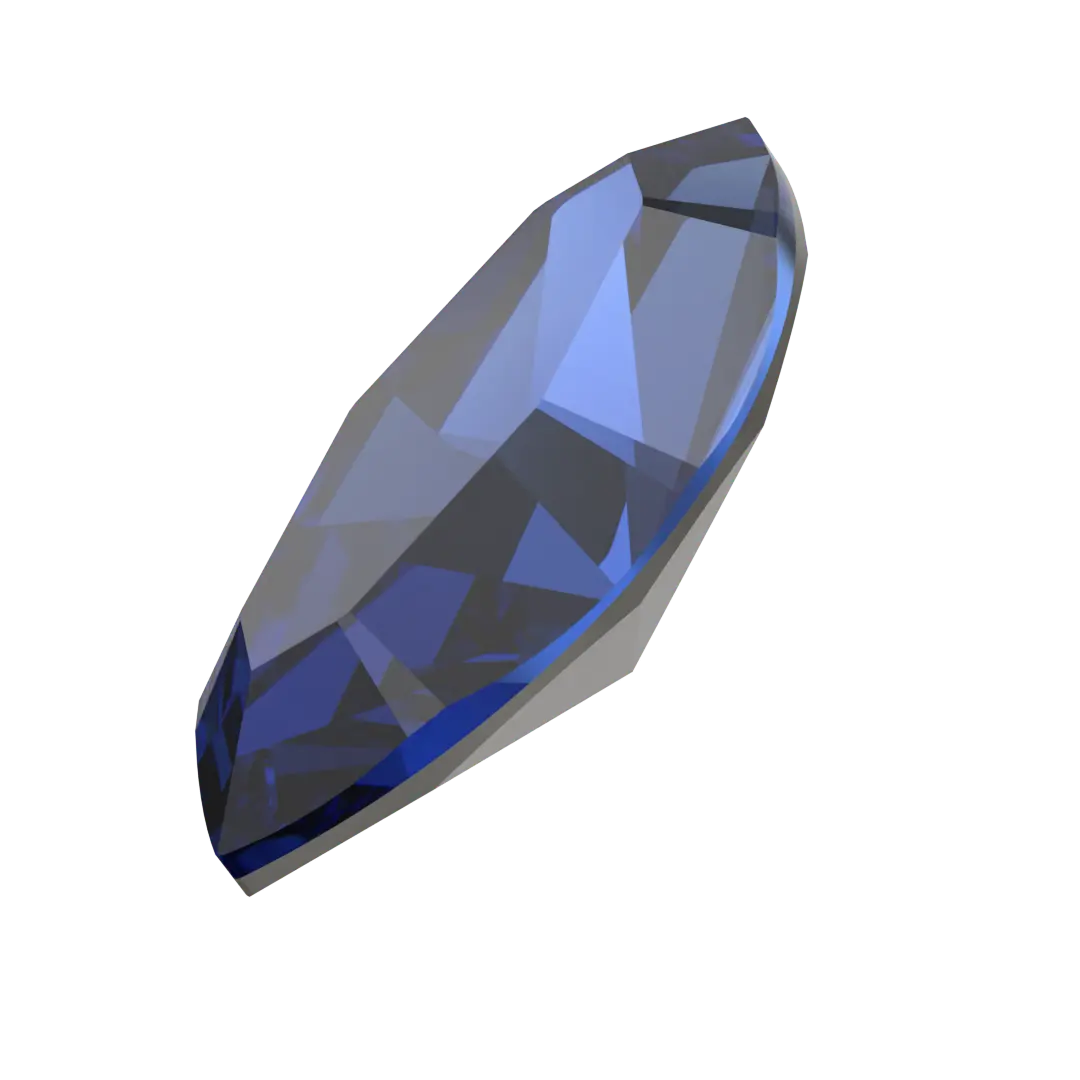 Swarovski Fancy Stones Xilion Navette (4228) Recreated Dark Sapphire - Bluestreak Crystals