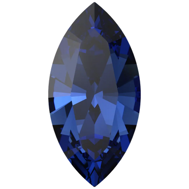 Swarovski Fancy Stones Xilion Navette (4228) Recreated Dark Sapphire - Bluestreak Crystals