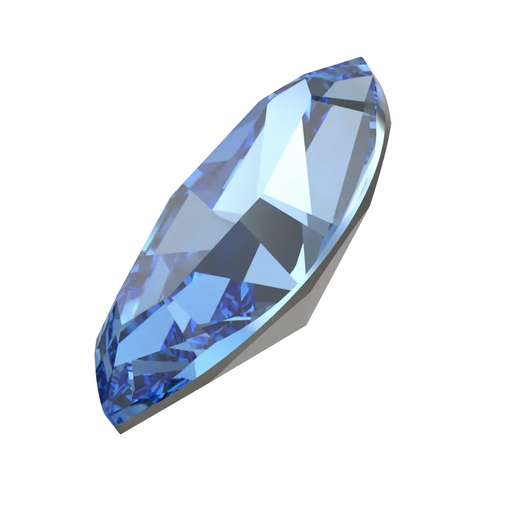 Swarovski Fancy Stones Xilion Navette (4228) Recreated Ice Blue - Bluestreak Crystals