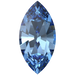 Swarovski Fancy Stones Xilion Navette (4228) Recreated Ice Blue - Bluestreak Crystals