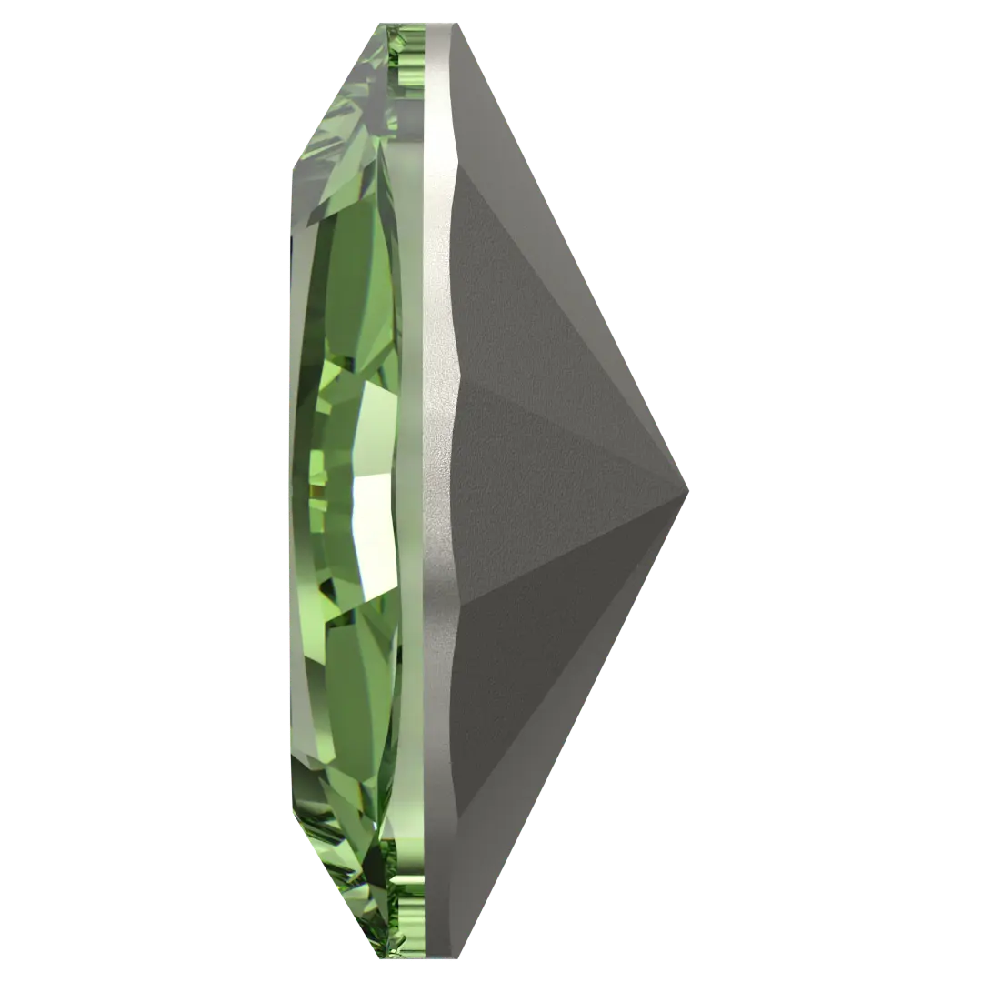 Swarovski Fancy Stones Xilion Navette (4228) Recreated Peridot - Bluestreak Crystals