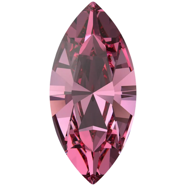Swarovski Fancy Stones Xilion Navette (4228) Rose - Bluestreak Crystals